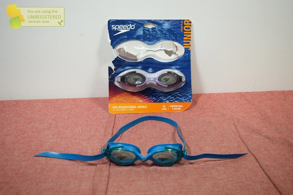 Speedo Junior Seaspray 2pk Kids' Swim Goggle Blue/Lavender Ages 6-14